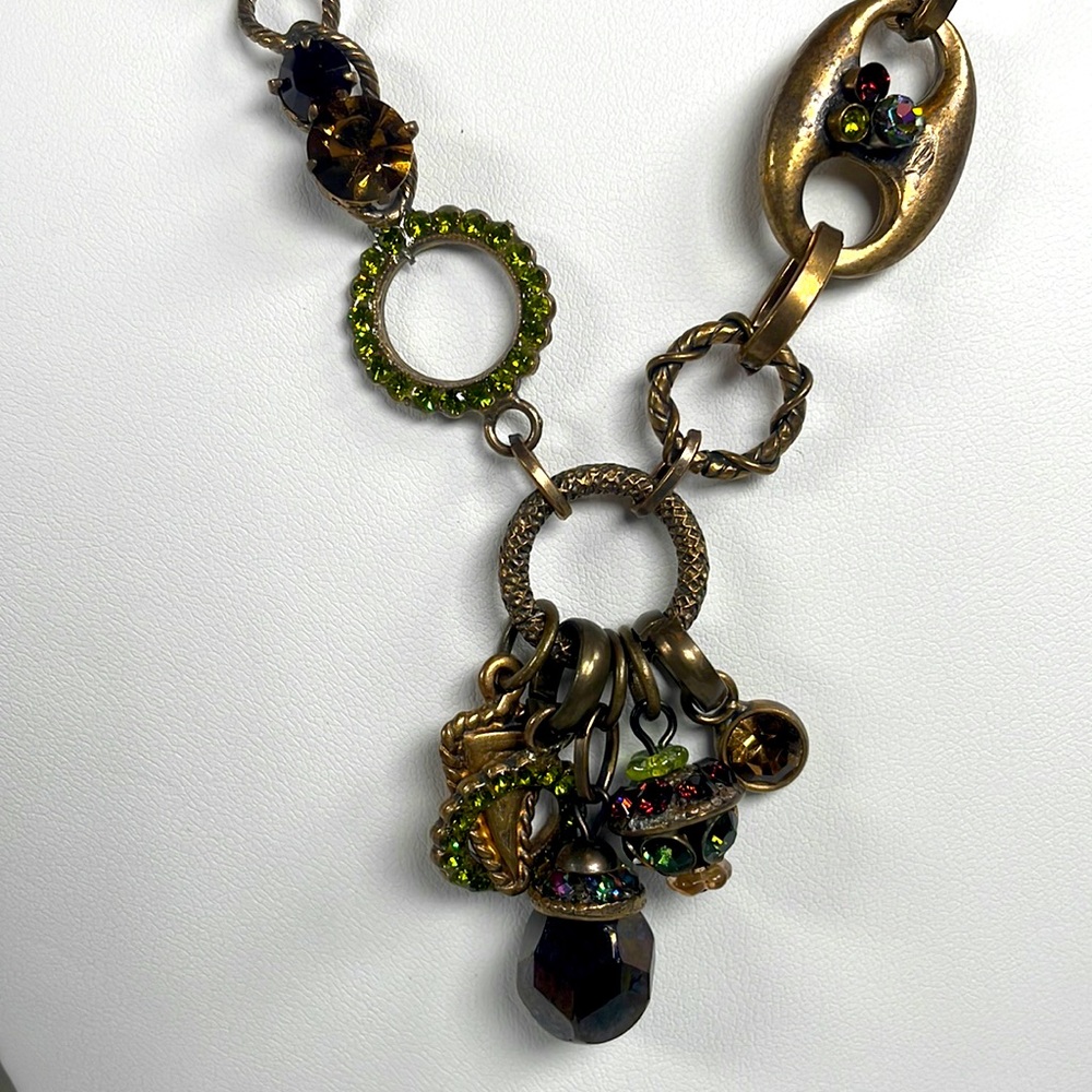Lazuz Collection Bobble Necklace with Austrian Crystals